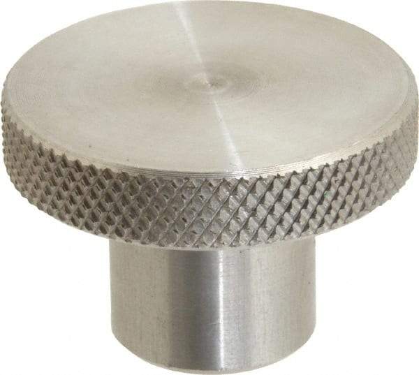 Gibraltar - 1-1/2" Head, Knurled Knob - Tapped, Stainless Steel - Benchmark Tooling