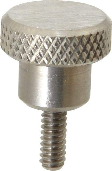 Gibraltar - 3/4" Head, Knurled Knob - Threaded Stem, Stainless Steel - Benchmark Tooling