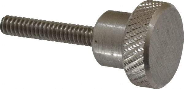 Gibraltar - 3/4" Head, Knurled Knob - Threaded Stem, Stainless Steel - Benchmark Tooling