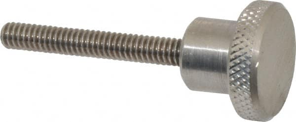 Gibraltar - 1" Head, Knurled Knob - Threaded Stem, Stainless Steel - Benchmark Tooling