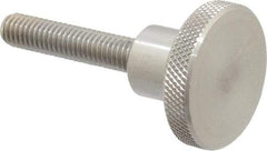 Gibraltar - 1-1/2" Head, Knurled Knob - Threaded Stem, Stainless Steel - Benchmark Tooling