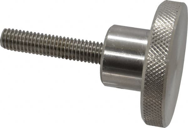 Gibraltar - 2" Head, Knurled Knob - Threaded Stem, Stainless Steel - Benchmark Tooling