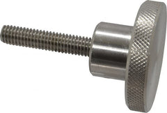 Gibraltar - 2" Head, Knurled Knob - Threaded Stem, Stainless Steel - Benchmark Tooling