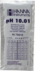 Hanna Instruments - 10.01% pH Range Buffer Pouch - 20 ml Pouches - Benchmark Tooling
