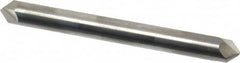 ProMax - 1/4" Diam 2 Flute Double End Solid Carbide Chamfer Mill - Benchmark Tooling