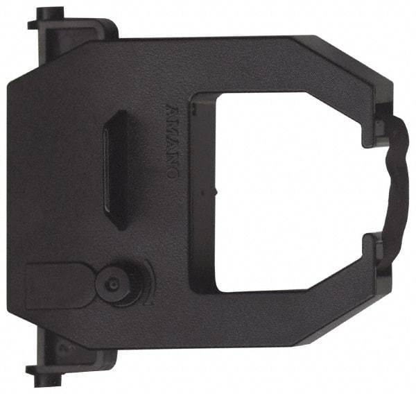 Amano - 4-1/2" High x 3-1/4" Wide Time Clock Replacement Ribbon - Black, Use with Amano PIX & TCX Series Time Clocks Order #40626293, 40626319, 40626301 - Benchmark Tooling