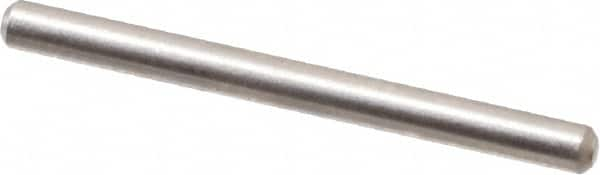 Value Collection - 1/16" Diam x 3/4" Pin Length 316 Stainless Steel Standard Dowel Pin - Bright Finish, 2 Beveled End - Benchmark Tooling