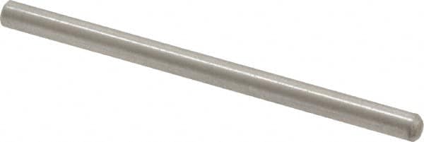 Value Collection - 1/16" Diam x 1" Pin Length 316 Stainless Steel Standard Dowel Pin - Bright Finish, 2 Beveled End - Benchmark Tooling