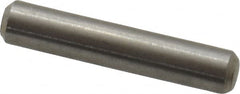 Value Collection - 3/32" Diam x 1/2" Pin Length 316 Stainless Steel Standard Dowel Pin - Bright Finish, 2 Beveled End - Benchmark Tooling