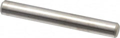 Value Collection - 1/8" Diam x 1" Pin Length 316 Stainless Steel Standard Dowel Pin - Bright Finish, 2 Beveled End - Benchmark Tooling