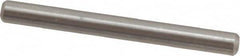 Value Collection - 1/8" Diam x 1-1/4" Pin Length 316 Stainless Steel Standard Dowel Pin - Bright Finish, 2 Beveled End - Benchmark Tooling