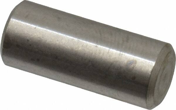 Value Collection - 5/16" Diam x 3/4" Pin Length 316 Stainless Steel Standard Dowel Pin - Bright Finish, 2 Beveled End - Benchmark Tooling