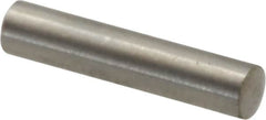 Value Collection - 3mm Diam x 14mm Pin Length 316 Stainless Steel Standard Dowel Pin - Bright Finish, 1 Rounded End - Benchmark Tooling