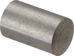 Value Collection - 4mm Diam x 6mm Pin Length 316 Stainless Steel Standard Dowel Pin - Bright Finish, 1 Rounded End - Benchmark Tooling