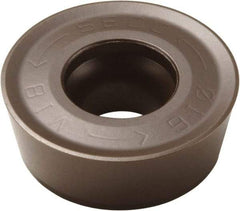 Seco - RPKT2006M0 M20 Grade T350M Carbide Milling Insert - TiCN/Al2O3 Finish, 1/4" Thick, 0.787" Inscribed Circle - Benchmark Tooling