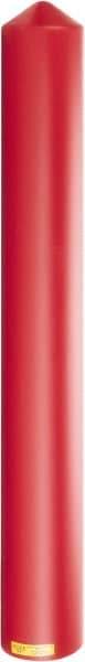 Eagle - 7-1/4" Wide x 7-1/4" Deep x 56" High, 6" Bollard Cover - Red, High Density Polyethylene, 6 Lb, Smooth Surface - Benchmark Tooling