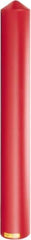 Eagle - 7-1/4" Wide x 7-1/4" Deep x 56" High, 6" Bollard Cover - Red, High Density Polyethylene, 6 Lb, Smooth Surface - Benchmark Tooling