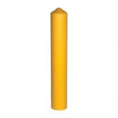 Eagle - 9-1/2" Wide x 9-1/2" Deep x 57" High, 8" Bollard Cover - Yellow, High Density Polyethylene, 8 Lb, Smooth Surface - Benchmark Tooling