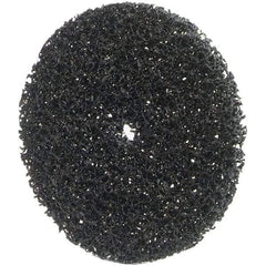 Merit Abrasives - 6" Very Coarse Grade Deburring Disc - 1/2" Center Hole, Arbor Connection, 4,000 Max RPM - Benchmark Tooling