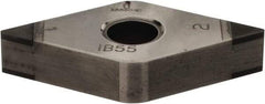 Iscar - DNGA431 TMC Grade IB55 CBN Turning Insert - Uncoated, 55° Diamond, 1/2" Inscr Circle, 3/16" Thick, 1/64" Corner Radius - Benchmark Tooling