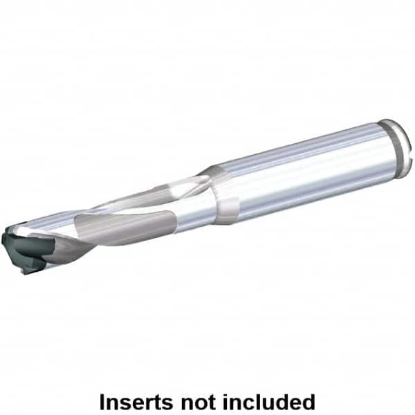 Kennametal - 25 to 26mm Diam, 8xD, 8.19" Max Depth, 1" Shank Diam, 9.51" Flute, 12.63" OAL, Replaceable Tip Drill - ZD Seat Size, Series KenTIP - Benchmark Tooling