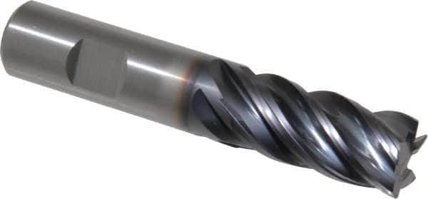 Kennametal - 3/4", 5 Flute, Solid Carbide, 0.03" Corner Radius End Mill - 4" OAL, 1-1/2" LOC - Benchmark Tooling