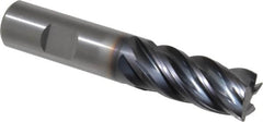 Kennametal - 3/4", 5 Flute, Solid Carbide, 0.03" Corner Radius End Mill - 4" OAL, 1-1/2" LOC - Benchmark Tooling