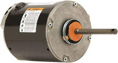 US Motors - 1/2 Max hp, 1,075 Max RPM, Permanent Split Cap Electric AC DC Motor - 208-230 V Input, Single Phase, 48Y Frame, 1/2" Shaft Diam, Belly Band Mount, TEAO Enclosure - Benchmark Tooling