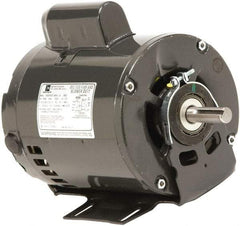 US Motors - 1-1/2 Max hp, 1,800 Max RPM, Single Cap Start Electric AC DC Motor - 115/208-230 V Input, Single Phase, 145T Frame, 7/8" Shaft Diam, Cradle Mount, ODP Enclosure - Benchmark Tooling