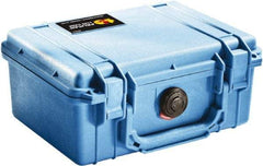 Pelican Products, Inc. - 7-51/64" Wide x 4-19/64" High, Clamshell Hard Case - Blue, Polyethylene - Benchmark Tooling