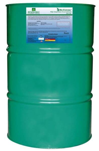 Renewable Lubricants - 55 Gal Drum Synthetic/Graphite Lubricant - White, -28°F to 2,000°F, Food Grade - Benchmark Tooling