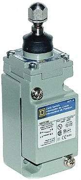 Square D - DPDT, 2NC/2NO, 600 Volt Screw Terminal, Plunger Actuator, General Purpose Limit Switch - 1, 2, 4, 6, 12, 13, 6P NEMA Rating, IP67 IPR Rating - Benchmark Tooling