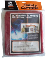 Steiner - 4' High x 6' Wide Vinyl Welding Curtain - Orange - Benchmark Tooling