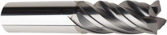 American Tool Service - 5/8", 1-3/4" LOC, 5/8" Shank Diam, 3-1/2" OAL, 4 Flute, Solid Carbide Square End Mill - Single End, AlCrN Finish, Spiral Flute, Variable° Helix, Centercutting, Right Hand Cut, Right Hand Flute - Benchmark Tooling