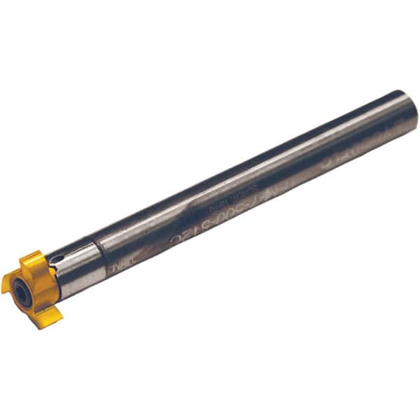 Tool-Flo - TFM 5/8" Straight Shank Milling Tip Insert Holder & Shank - 5.12" OAL, TFM Tool Holder - Benchmark Tooling