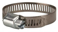 Value Collection - SAE Size 20, 3/4 to 1-3/4" Diam, Stainless Steel/Carbon Steel Worm Drive Clamp - 5/16" Wide, Material Grade 201 - Benchmark Tooling