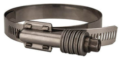 Value Collection - 3-1/4 to 4-1/8" Hose, 5/8" Wide x 0.7" Thick, Constant Torque Clamp - 3-1/4 to 4-1/8" Diam, Grade 301 & 410 Stainless Steel Screw - Benchmark Tooling