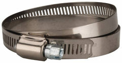 Value Collection - SAE Size 104, 5 to 7" Diam, Stainless Steel/Carbon Steel Worm Drive Clamp - 1/2" Wide, Material Grade 201 - Benchmark Tooling