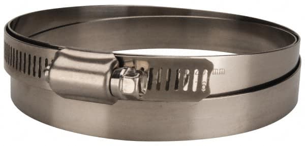 Value Collection - SAE Size 176, 9-1/2 to 11-1/2" Diam, Stainless Steel Worm Drive Clamp - 1/2" Wide, Material Grade 201 - Benchmark Tooling