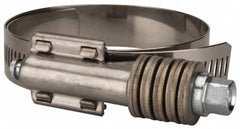 Value Collection - 2-1/4 to 3-1/8" Hose, 5/8" Wide x 0.7" Thick, Constant Torque Clamp - 2-1/4 to 3-1/8" Diam, Grade 304 Stainless Steel/Carbon Steel Screw - Benchmark Tooling