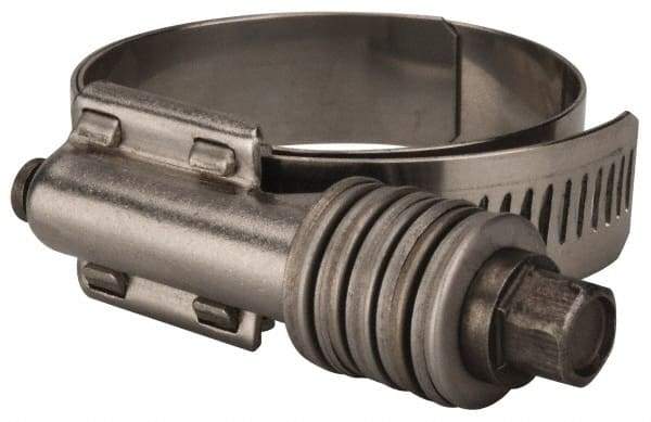 Value Collection - 1-3/4 to 2-5/8" Hose, 5/8" Wide x 0.7" Thick, Constant Torque Clamp - 1-3/4 to 2-5/8" Diam, Grade 301 & 410 Stainless Steel - Benchmark Tooling