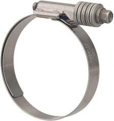 Value Collection - 2-1/4 to 3-1/8" Hose, 5/8" Wide x 0.7" Thick, Constant Torque Clamp - 2-1/4 to 3-1/8" Diam, Grade 301 & 410 Stainless Steel Screw - Benchmark Tooling