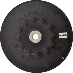 Made in USA - 7" Diam Quick-Change Disc Backing Pad - Firm Density, 8,600 RPM, Speed-Lok Compatible - Benchmark Tooling