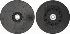 Made in USA - 7" Diam Quick-Change Disc Backing Pad - Soft Density, 8,600 RPM, Speed-Lok Compatible - Benchmark Tooling