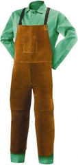 Steiner - 24 x 48" General Purpose Split Leg Apron - Leather, Brown, Strap Closure - Benchmark Tooling