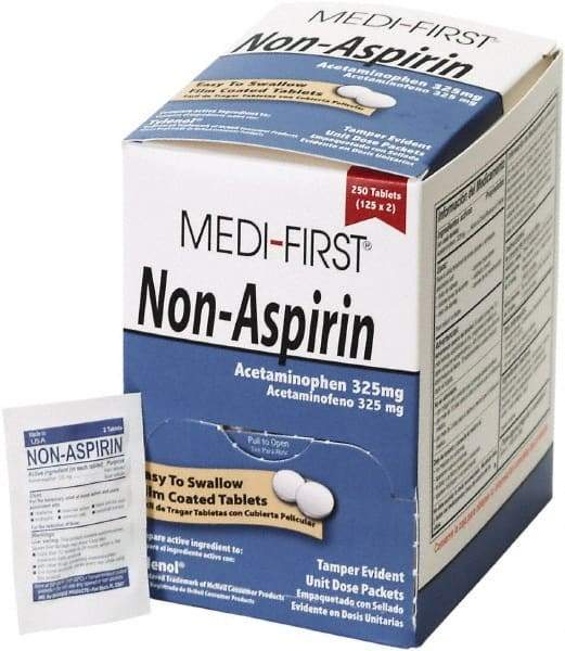 Medique - Original Flavor Medi-First Non-Aspirin Tablets - Headache & Pain Relief - Benchmark Tooling