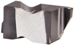 Kennametal - 3047NG K Grade KCU25, 1.19mm Cutting Width Carbide Grooving Insert - 1.91mm Max Depth of Cut, Right Hand, 0.19mm Corner Radius, AlTiN Finish - Benchmark Tooling