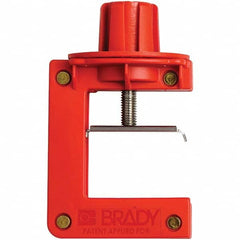 Brady - Pneumatic & Valve Lockouts Type: Butterfly Valve Lockout Maximum Valve Handle Size (Inch): 2-1/2 - Benchmark Tooling