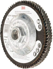 3M - Flap Disc - Polyester Backing, Arbor Attaching System - Benchmark Tooling