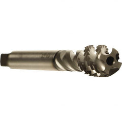 Emuge - M12x1.75 Metric 4 Flute 6H Modified Bottoming Spiral Flute Tap - Cobalt, GLT-1 Finish, 110mm OAL, Right Hand Flute, Right Hand Thread, Series Enorm - Benchmark Tooling